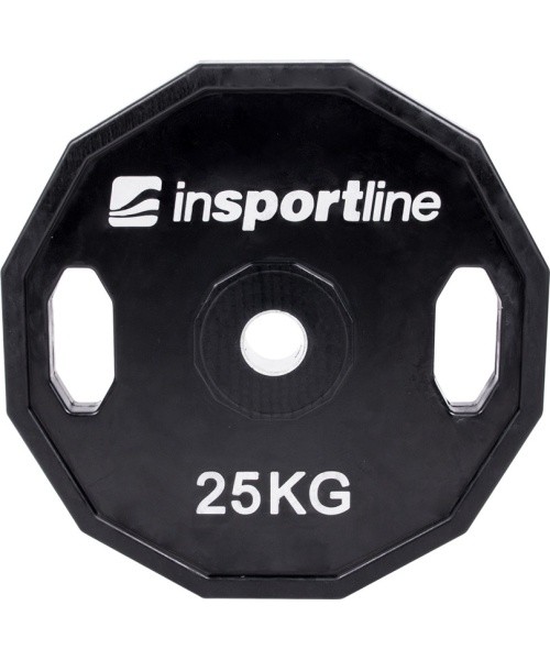 Rubber Coated Weight Plate inSPORTline Ruberton 25kg