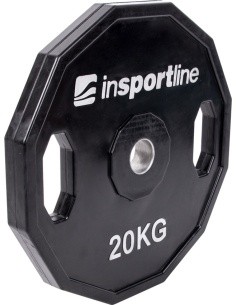 Guma dengtas svorio diskas inSPORTline Ruberton 20 kg