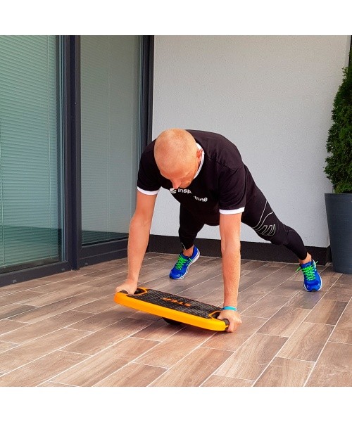 Multifunctional Aerobic Step Platform inSPORTline Multifun - Black and Orange