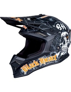 Motocross Helmet W-TEC Black Heart Harzdorf - Black