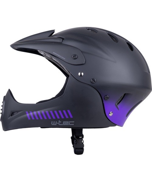 Nusileidimo šalmas W-TEC Campanero Noir Violet