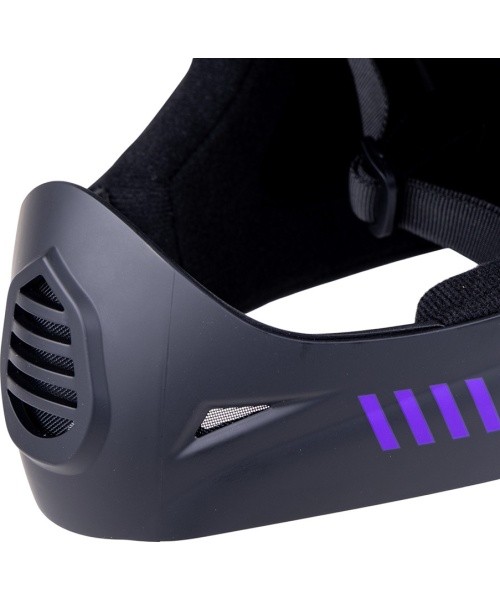 Nusileidimo šalmas W-TEC Campanero Noir Violet