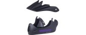 Nusileidimo šalmas W-TEC Campanero Noir Violet