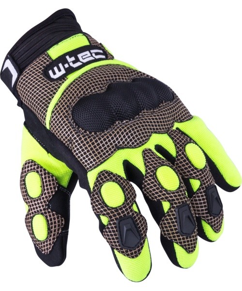 Motocross Gloves W-TEC Derex - Black/Yellow