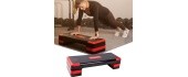 Aerobic Exercise Step Platform inSPORTline AS250 - Black/Red