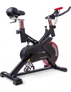 Spiningo dviratis inSPORTline Alfan - Juoda/raudona