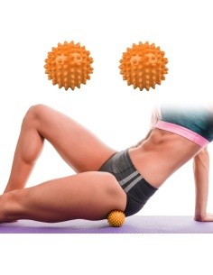 Massage Ball inSPORTline Supaiku 2 pcs - Orange