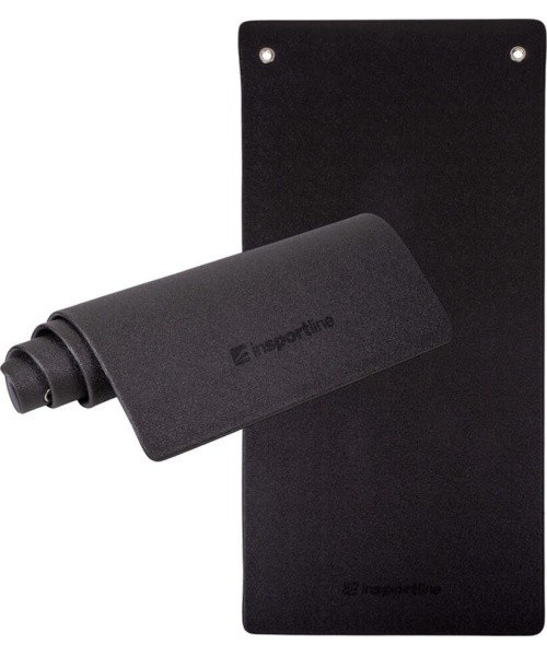 Mankštos kilimėlis inSPORTline Aero Advance 140 x 60 x 0,9 cm - Black and grey