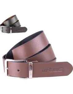 Leather Belt W-TEC Machoo - Brown-Black