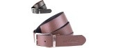 Leather Belt W-TEC Machoo - Brown-Black