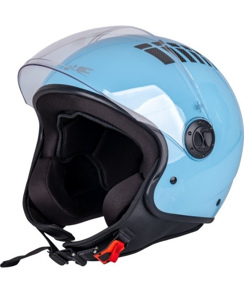 Atviro veido šalmas W-TEC Baraldo Celeste