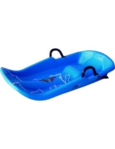 Plastic Snow Sled Twister - Bright Blue