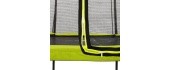 EXIT Silhouette trampoline ø427cm - green Outdoor Round Coil spring Above ground trampoline