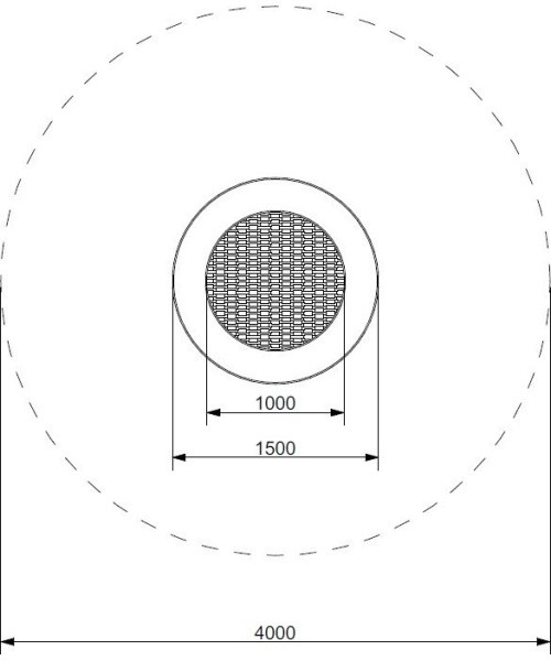 Trampoline Inter-Play Rado 150 cm