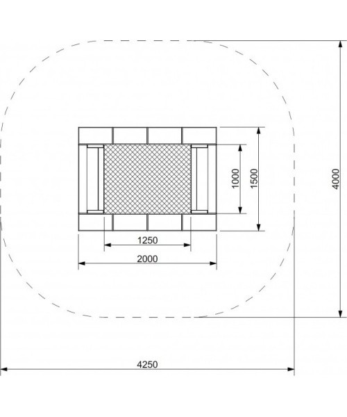 Trampoline Inter-Play Orta-I 150 x 200
