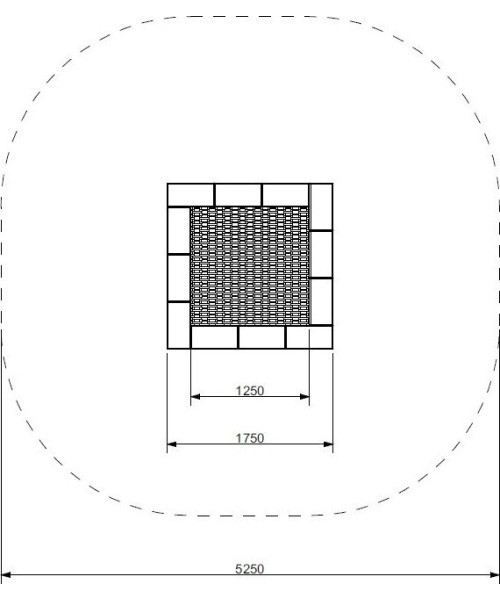 Trampoline Inter-Play Pako 175