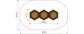 Trampoline Inter-Play Hexo 3A