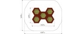 Trampoline Inter-Play Hexo 5A