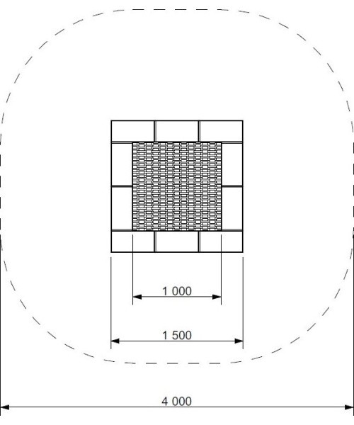 Trampoline Inter-Play Pako 150 WP