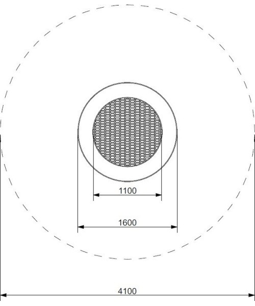 Trampoline Inter-Play Rado 160 WP