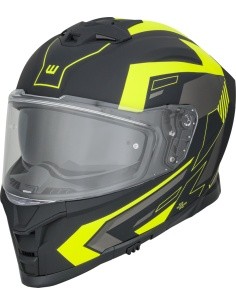 Motociklo šalmas W-TEC Nexwor Graphic - Fluorescencinė