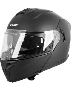 Flip-Up Motorcycle Helmet W-TEC Benidor - Matte Black