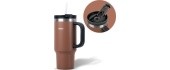 Insulated Tumbler inSPORTline Natticino 470 ml - Coffee