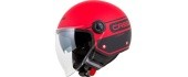 Motorcycle Helmet Cassida Handy Plus Linear Pearl Matte Red/Black