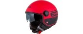 Motorcycle Helmet Cassida Handy Plus Linear Pearl Matte Red/Black