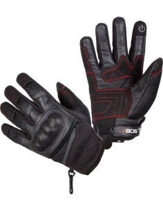 Motorcycle Gloves BOS Oxford - Black