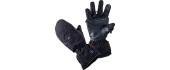 2-in-1 Heated Gloves W-TEC HEATflip 2 x 2,000 mAh - Black