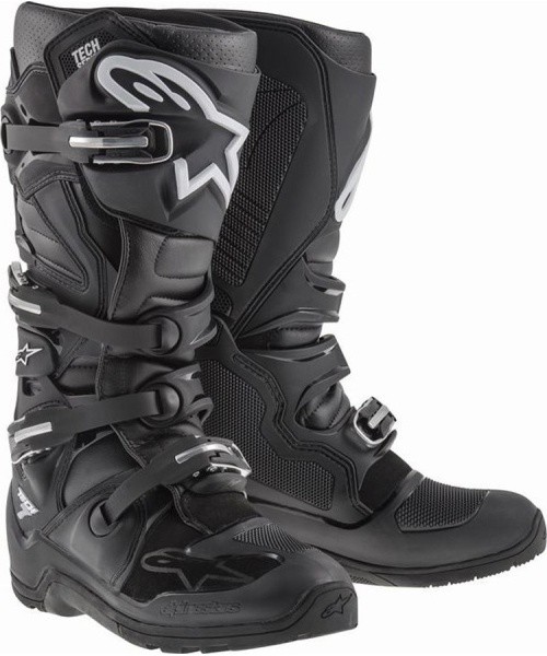 Motorcycle Boots Alpinestars Tech 7 Enduro Drystar Black 2022 - Black