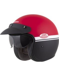 Motociklininko šalmas Cassida Oxygen Jawa OHC 2.0 matinė raudona/juoda/balta