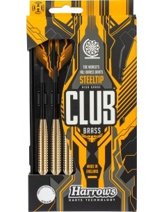 Plieniniai smiginio strėliukai Harrows Club Brass, 3 vnt.