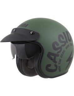 Motorcycle Helmet Cassida Oxygen Gear 2.0 Matte Green/Black 2025