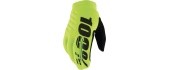 Men’s Cycling/Motocross Gloves 100% Brisker Fluo Yellow/Black