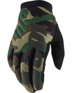 Men’s Cycling/Motocross Gloves 100% Brisker Camo/Black