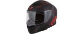 Motorcycle Helmet Cassida Integral GT 2.1 Flash Matte Black/Metallic Red/Dark Gray