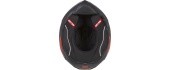 Motorcycle Helmet Cassida Integral GT 2.1 Flash Matte Black/Metallic Red/Dark Gray
