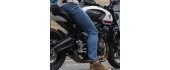 Men’s Motorcycle Jeans Oxford Original Approved CE Slim Fit Rinsed Wash Mid Blue