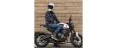 Men’s Motorcycle Jeans Oxford Original Approved CE Slim Fit Rinsed Wash Mid Blue