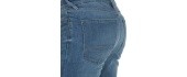 Men’s Motorcycle Jeans Oxford Original Approved CE Slim Fit Rinsed Wash Mid Blue