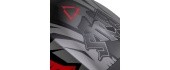 Motorcycle Helmet Cassida Orbit StriX Red/Gray/White/Black