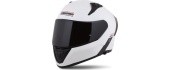 Motociklininko šalmas Cassida Aero Solid baltas/juodas