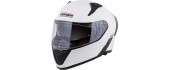 Motociklininko šalmas Cassida Aero Solid baltas/juodas