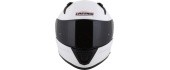 Motociklininko šalmas Cassida Aero Solid baltas/juodas