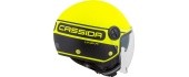 Motorcycle Helmet Cassida Handy Plus Linear Pearl Fluo Yellow/Matte Black