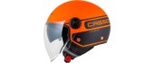 Motorcycle Helmet Cassida Handy Plus Linear Pearl Matte Orange/Black