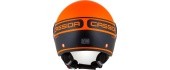 Motorcycle Helmet Cassida Handy Plus Linear Pearl Matte Orange/Black