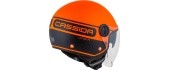 Motorcycle Helmet Cassida Handy Plus Linear Pearl Matte Orange/Black